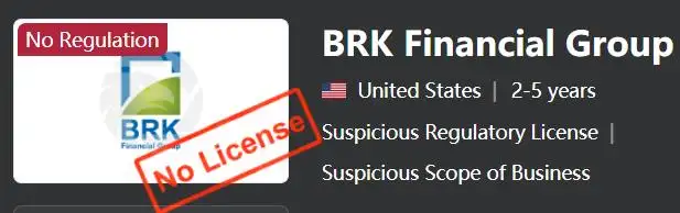 Is BRK Financial Group Legit?