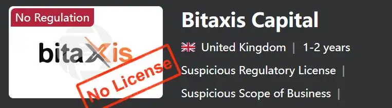¿Es Bitaxis Capital legítimo?