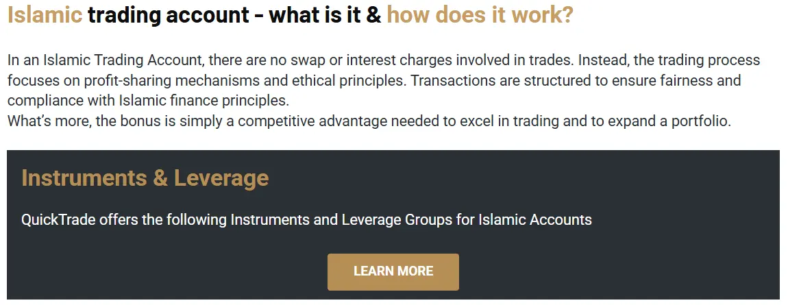  Islamic Trading account