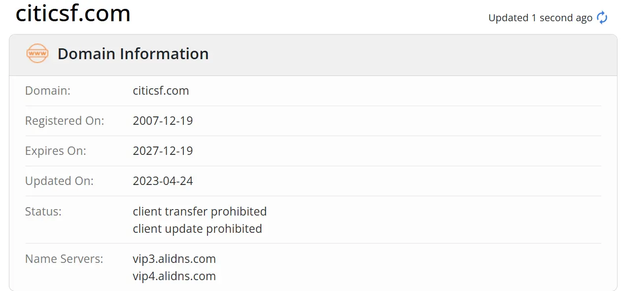 CITIC Futures domain