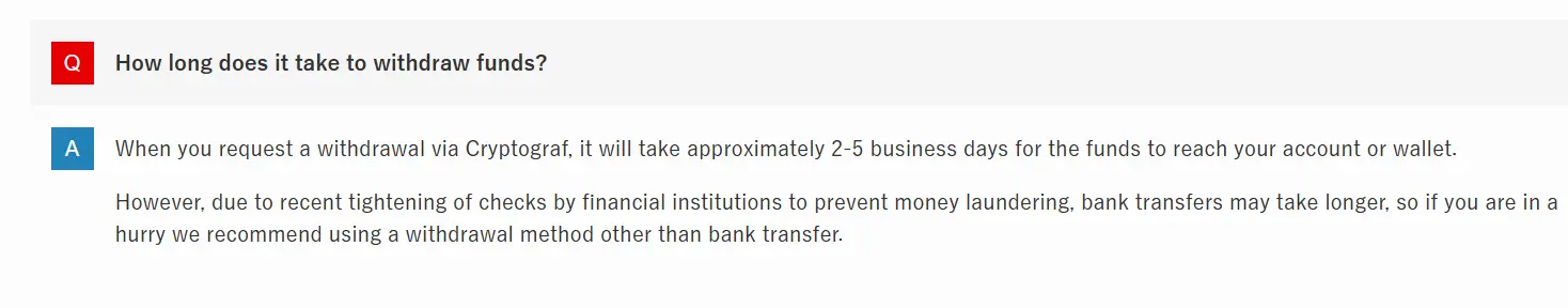 Deposit and Withdrawal Deposit and Withdrawal