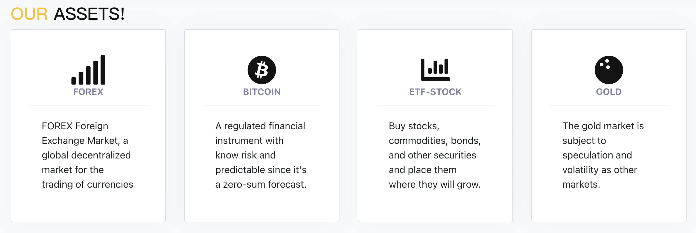 您可以在Fx Stock Exchange上交易什么？
