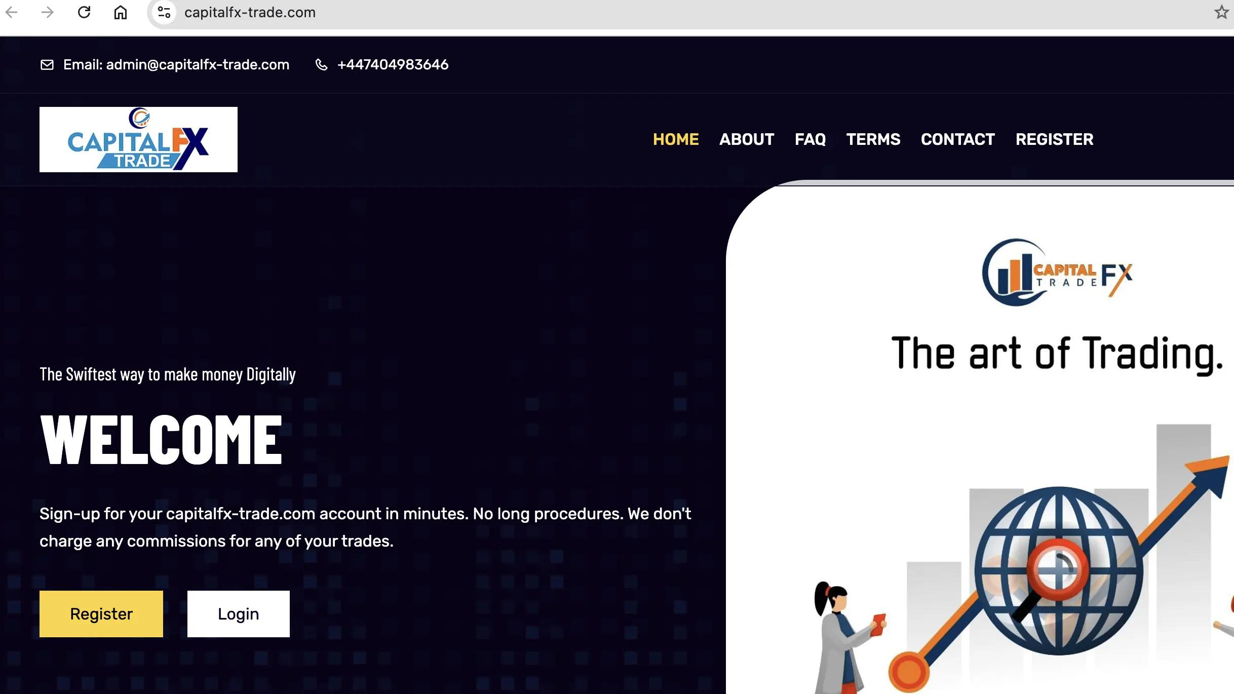 capitalfx-trade.com의 홈페이지