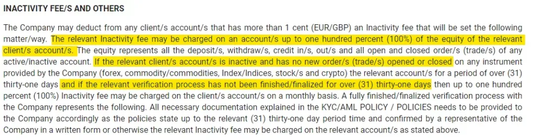 fees