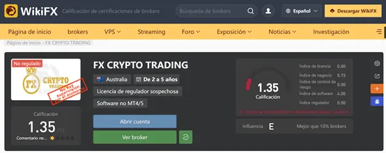 screenshot of WikiFX screenshot of WikiFX
