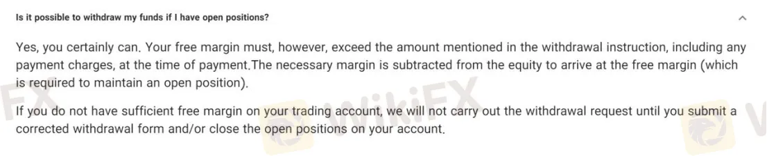 Deposit & Withdrawal