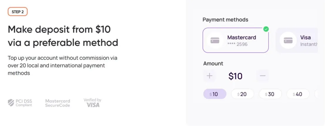 Deposit & Withdrawal