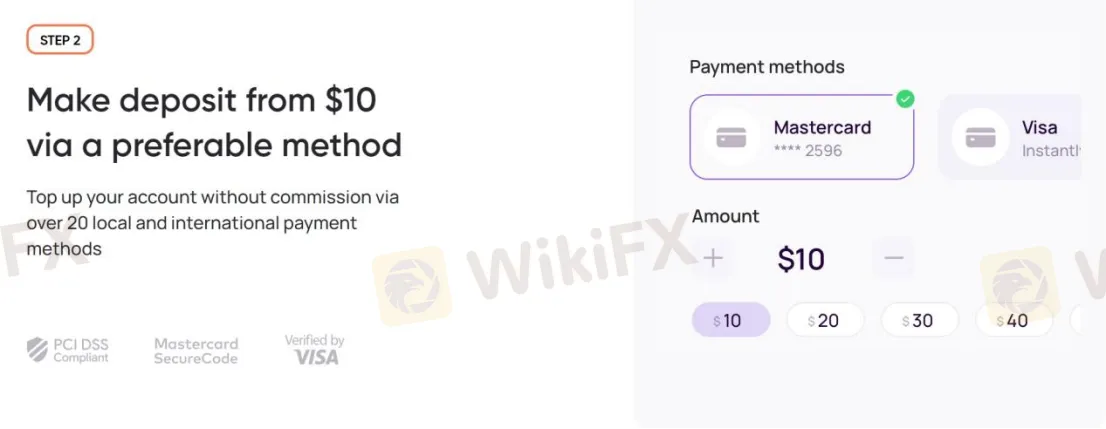 Deposit & Withdrawal Deposit & Withdrawal
