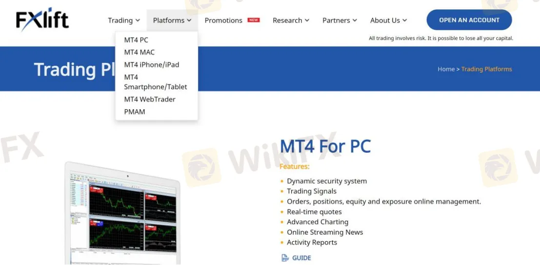 Trading Platform Available Trading Platform Available