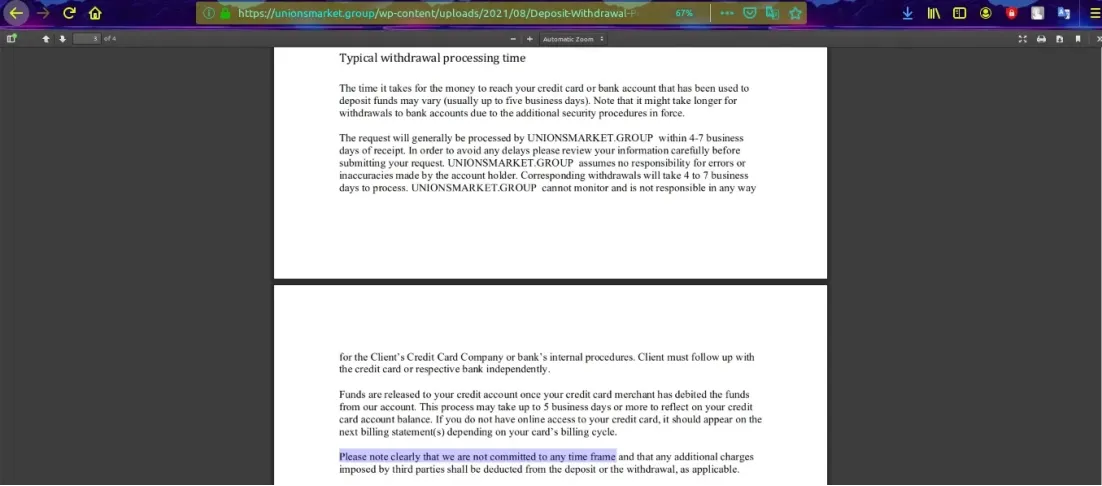 Deposit & Withdrawal Deposit & Withdrawal