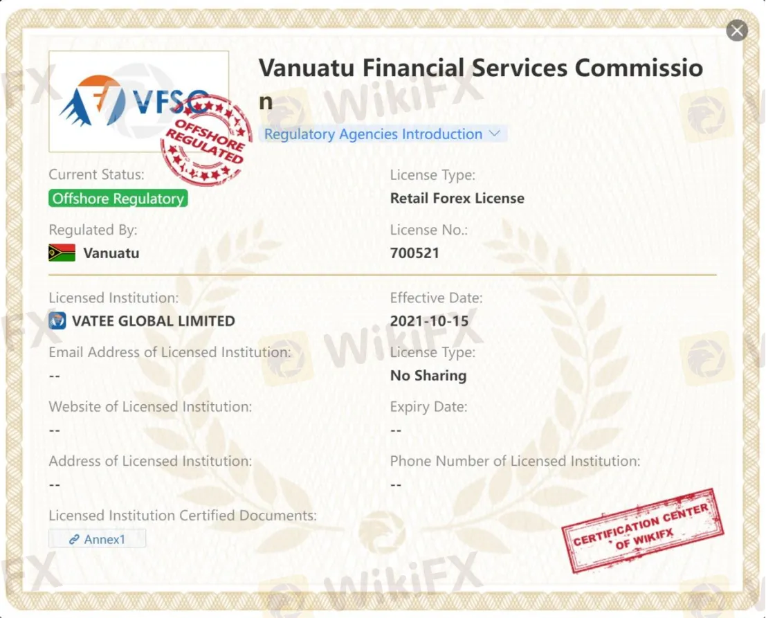 General Information & Regulation