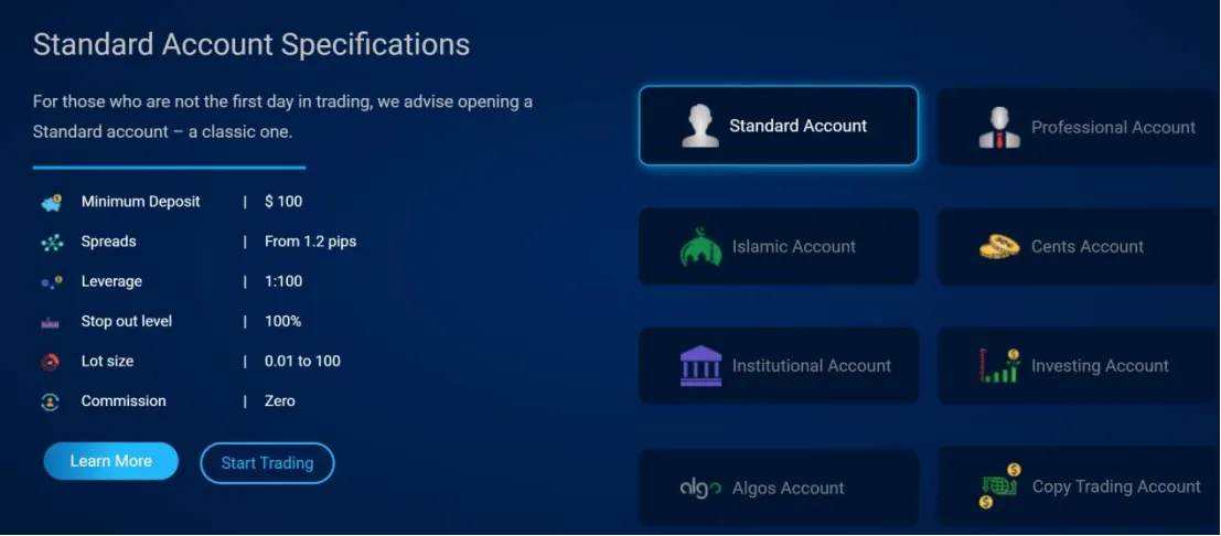 Account Types Account Types
