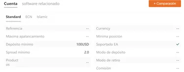 Tipos de cuenta Tipos de cuenta