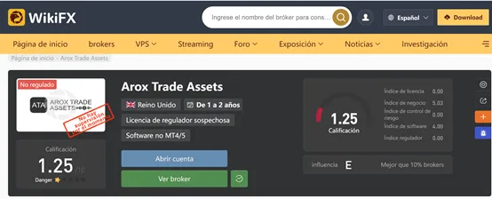 screenshot of WikiFX screenshot of WikiFX