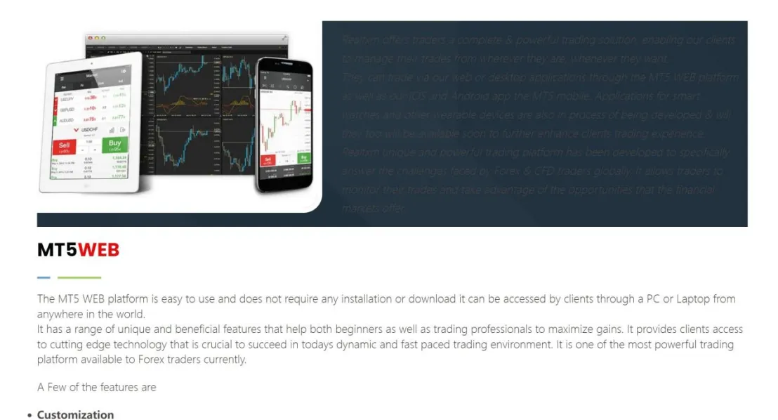 Trading Platform Available