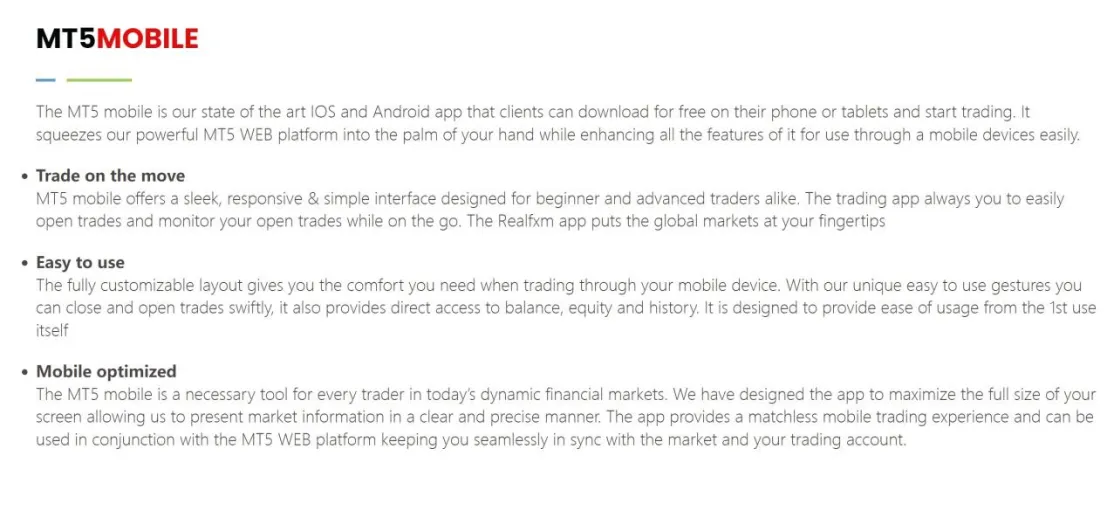 Trading Platform Available