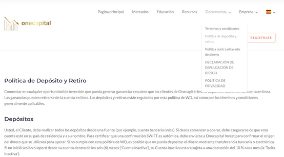 depósitos y retiros depósitos y retiros