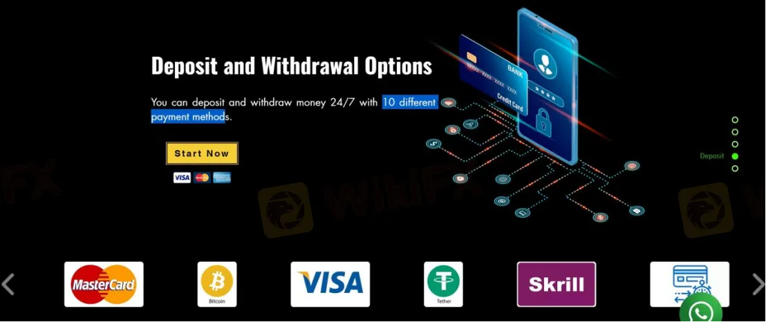 Deposit & Withdrawal