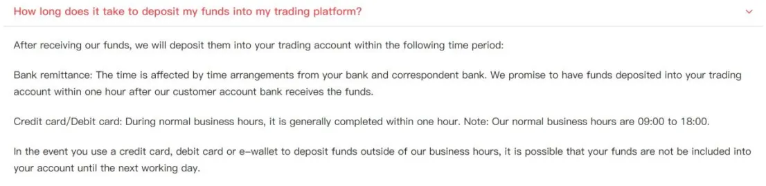 Deposit & Withdrawal Deposit & Withdrawal