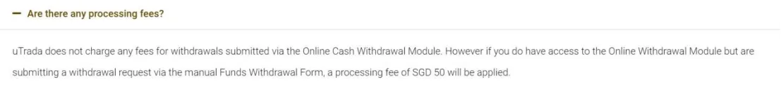 Deposit & Withdrawal Deposit & Withdrawal