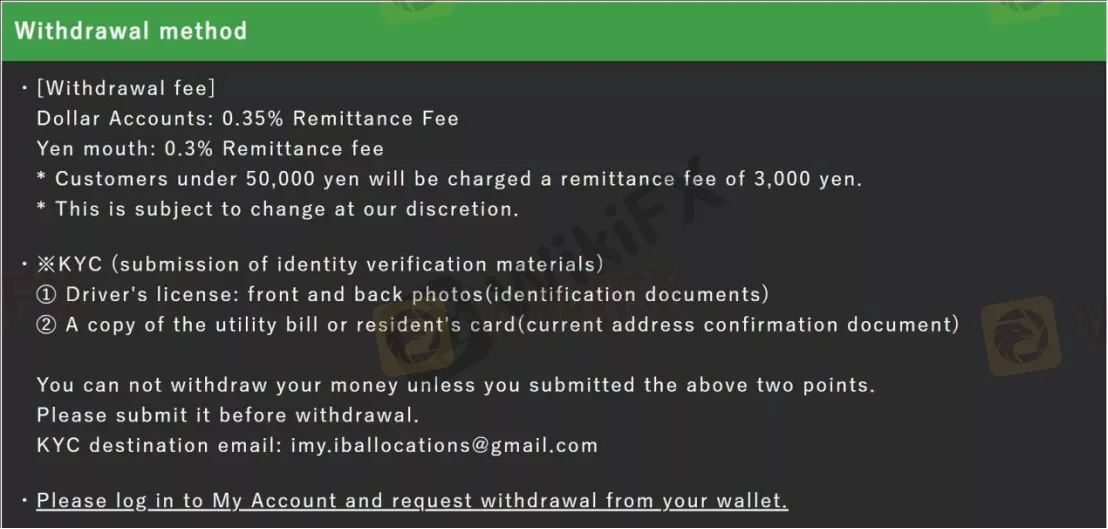 Deposit & Withdrawal Deposit & Withdrawal