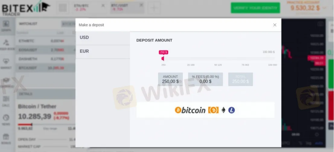 Deposit & Withdrawal