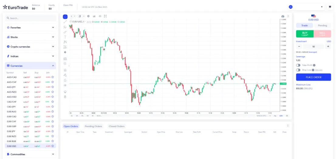 Trading Platform Available