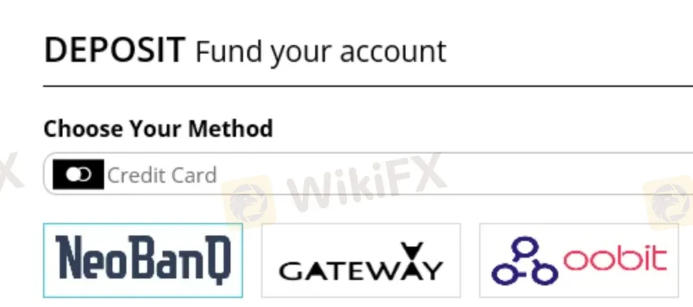 Deposit & Withdrawal