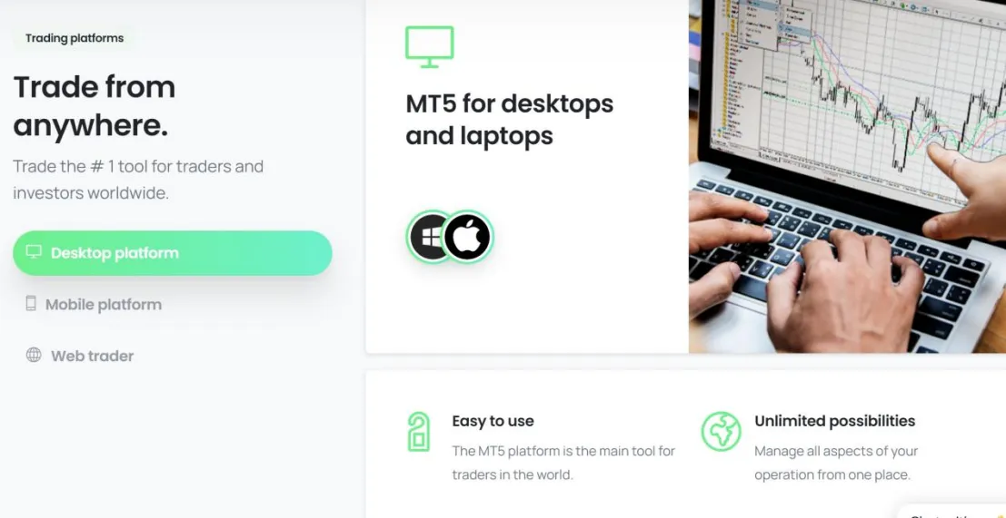 Trading Platform Available Trading Platform Available