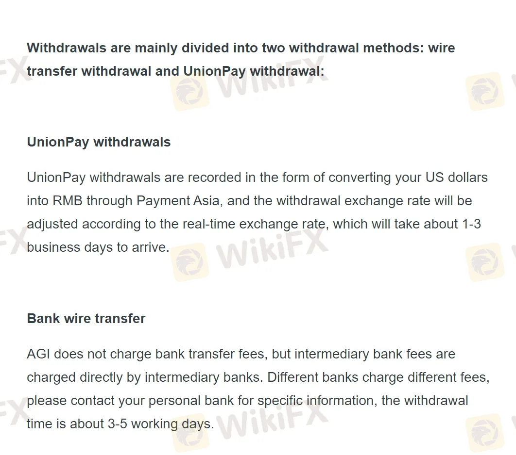 Withdrawal