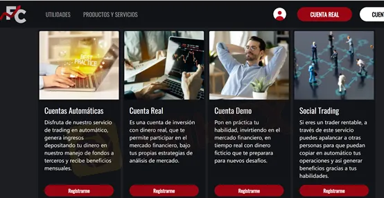 Tipos de cuenta Tipos de cuenta