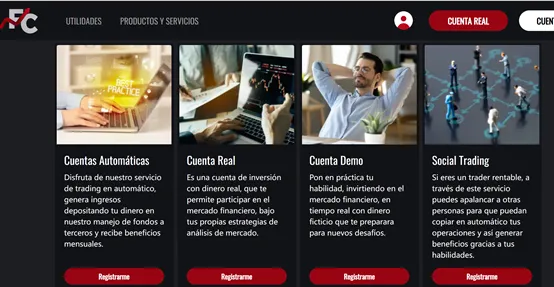 Tipos de cuenta Tipos de cuenta