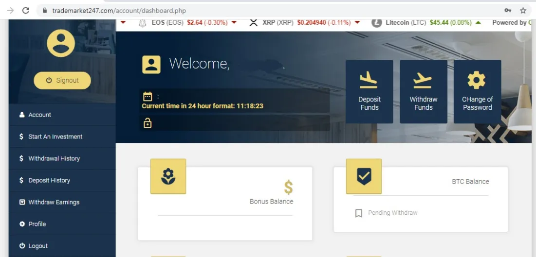 Trading Platform Available