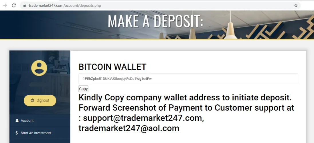 Deposit & Withdrawal