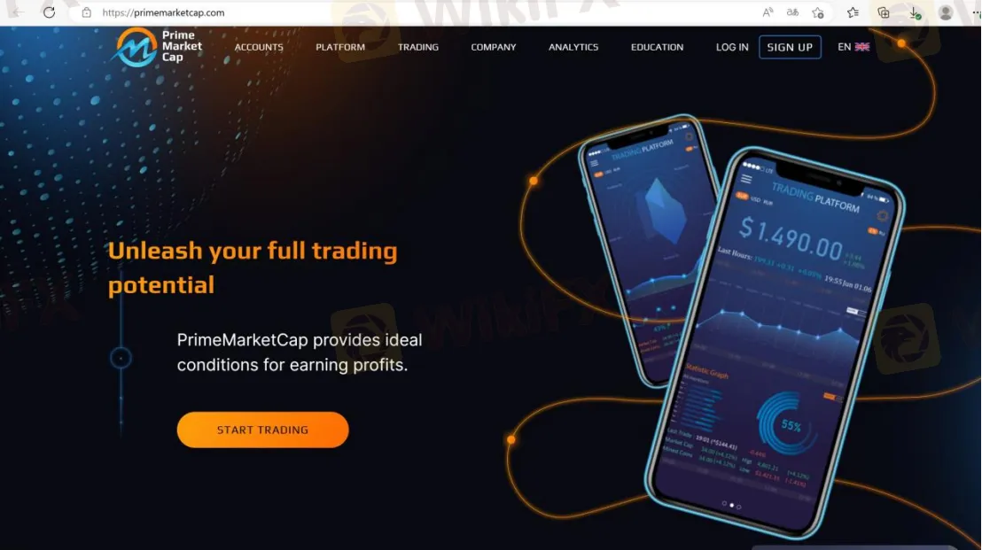 home page