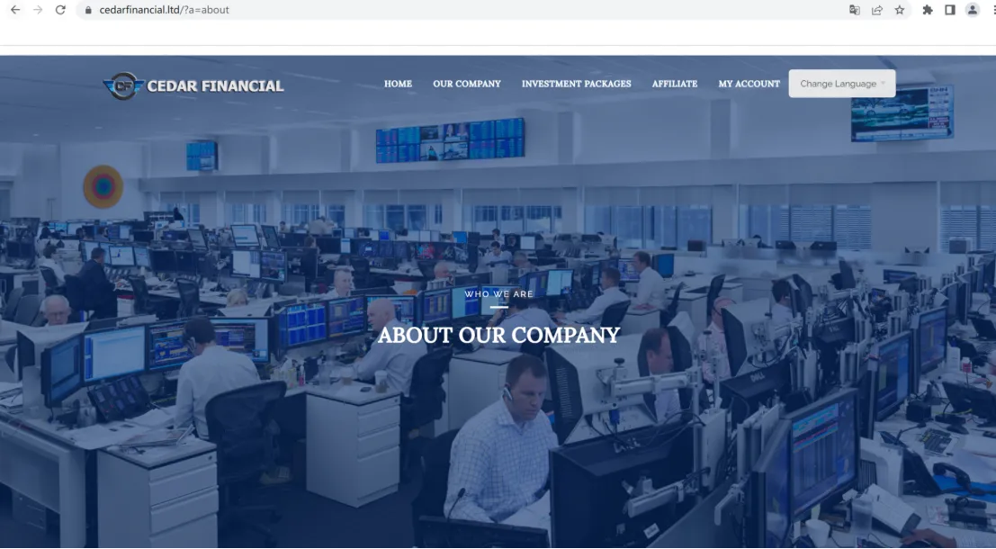 home page