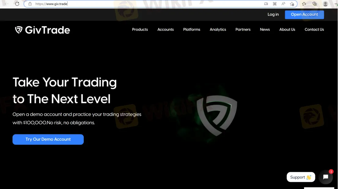 home page