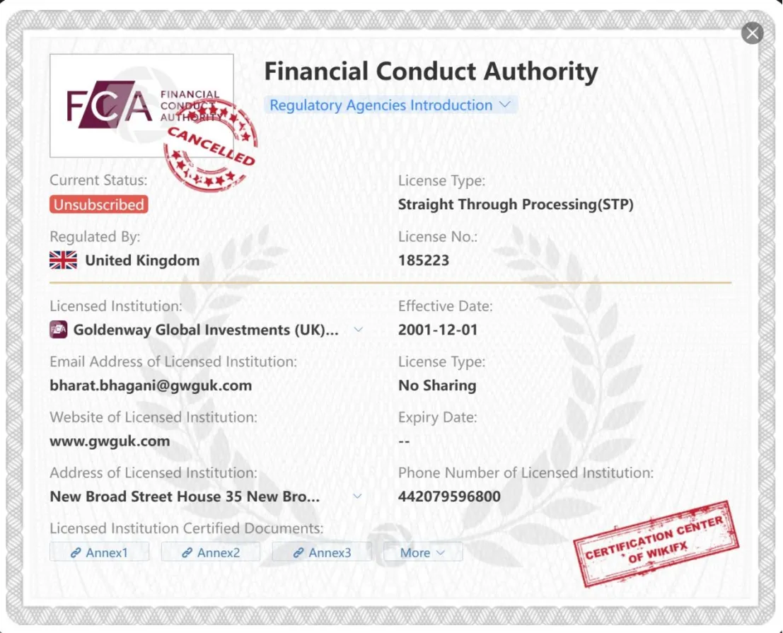 Financial Conduct Authority - FCA