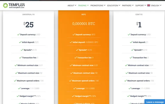 account types