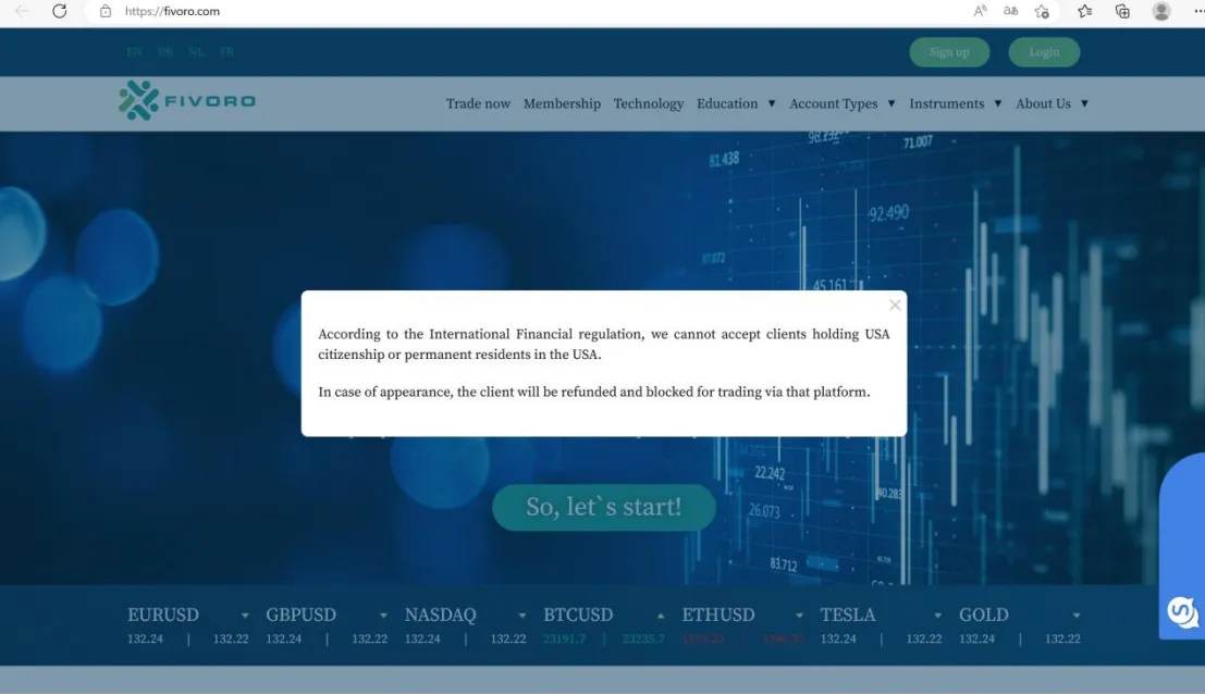 home page