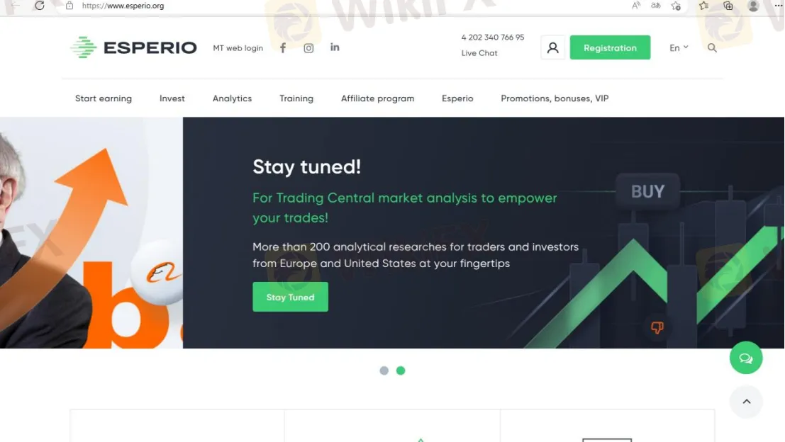 home page