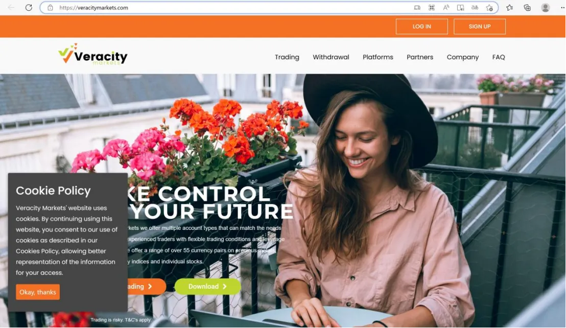 home page