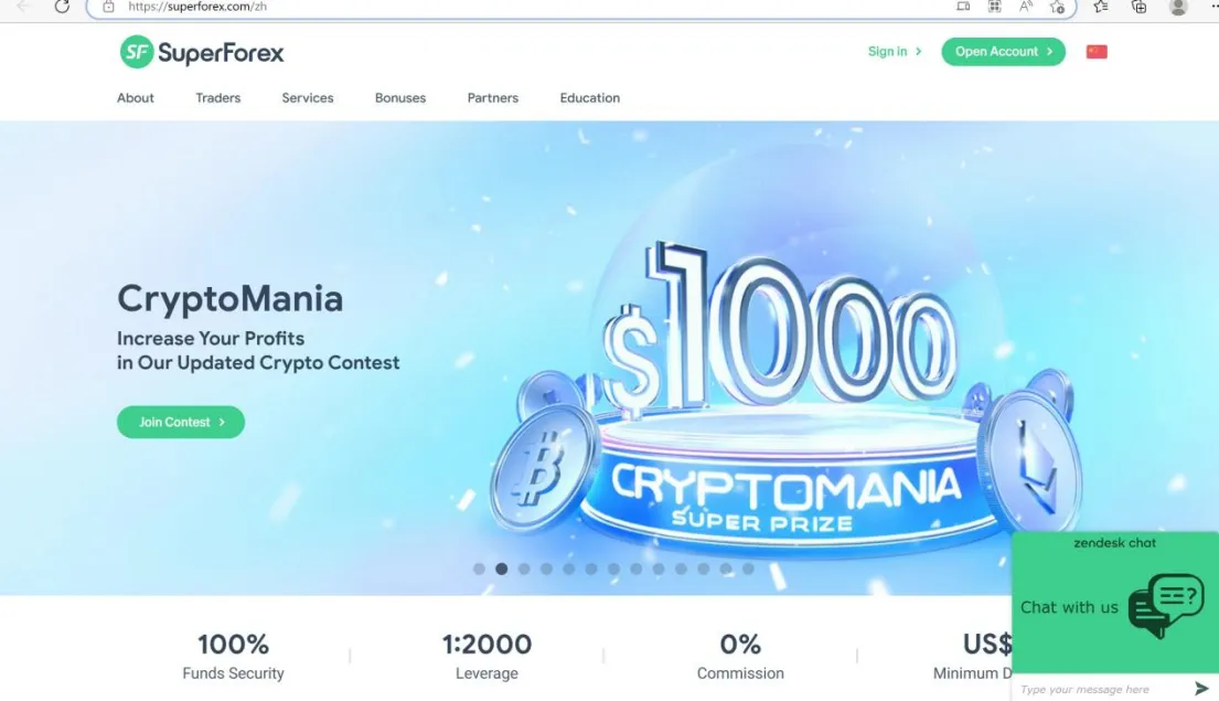 home page