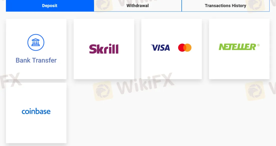 Deposit & Withdrawal