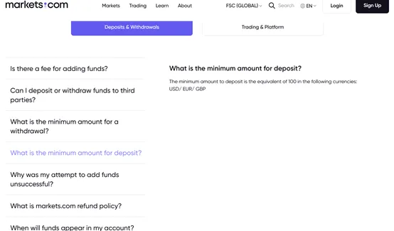 deposit and withdrawal deposit and withdrawal