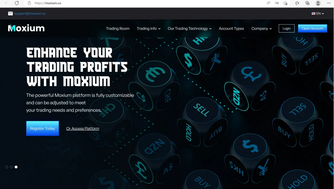 home page