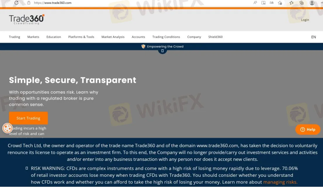 home page