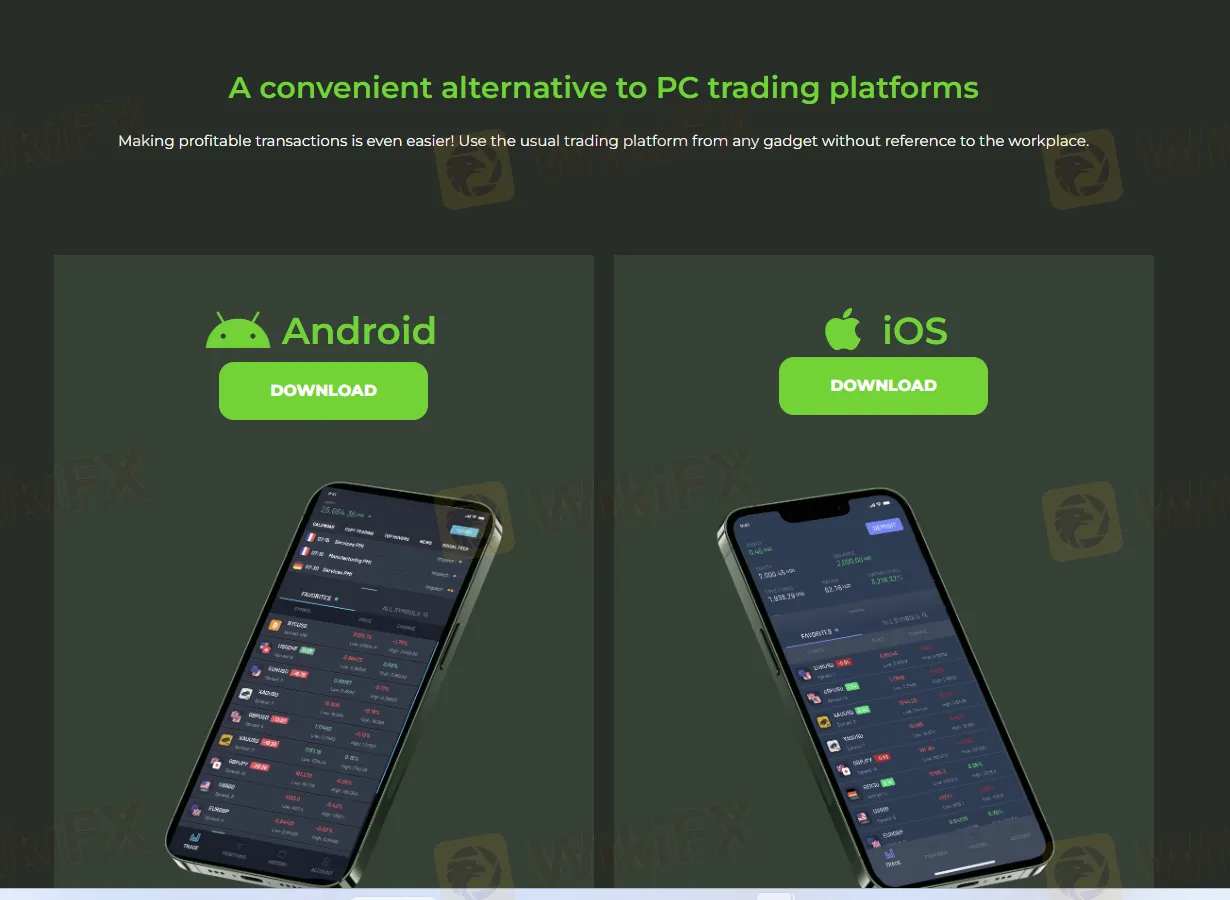 Webtrader mobile-app