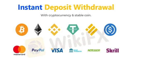 deposit and withdrawal