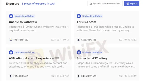 users' exposure